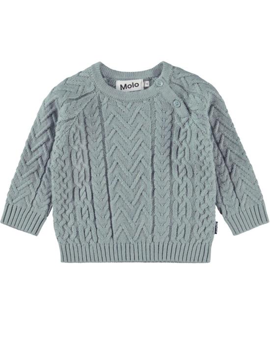 25FW [키즈] 몰로 풀오버 6W23K202 8828 CALM GREEN