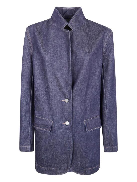 25FW 우마 왕 데님 자켓 UP6032 097 UW300 BLUE - UMA WANG