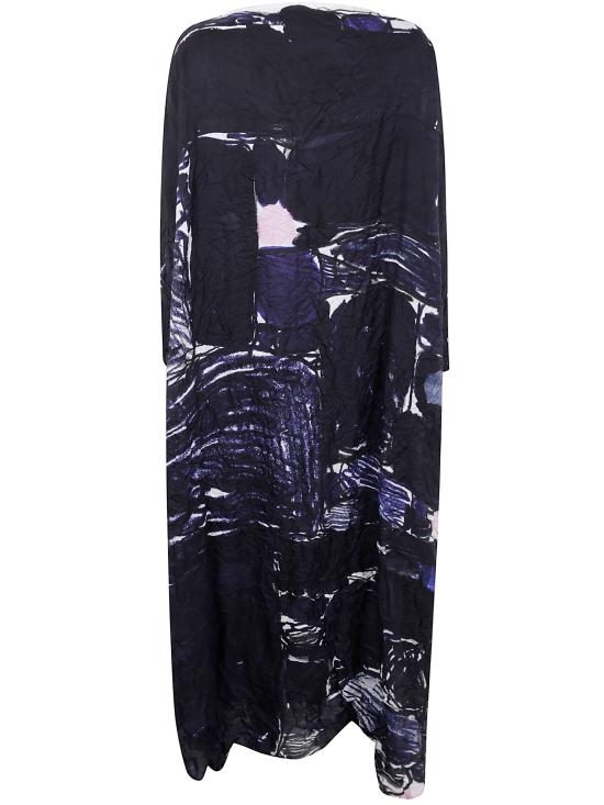 25FW 다니엘라 그레지스 미디 원피스 A496AB S316 097 61 ACQUA DRAWING - DANIELA GREGIS