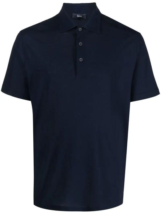 25FW 에르노 폴로 티셔츠 JPL00115U 52005 094 9200 NAVY BLUE - HERNO