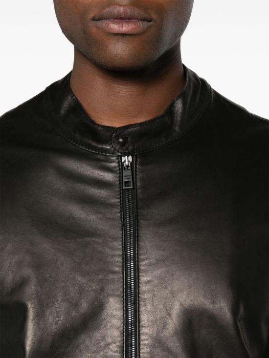 25FW 조르지오 브라토 바이커 자켓 GU24S9208MGVT BLACK - GIORGIO BRATO