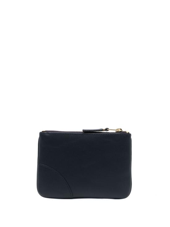 25FW 꼼데가르송 클래식 레더 라인 파우치 SA8100 096 NAVY - COMME DES GARCONS