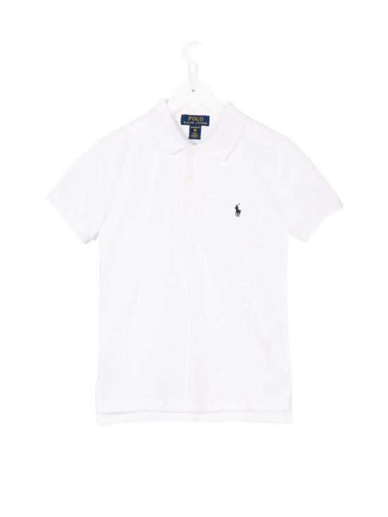 25FW [키즈] 폴로 랄프로렌 폴로 셔츠 323 547926 002 094 002 WHITE