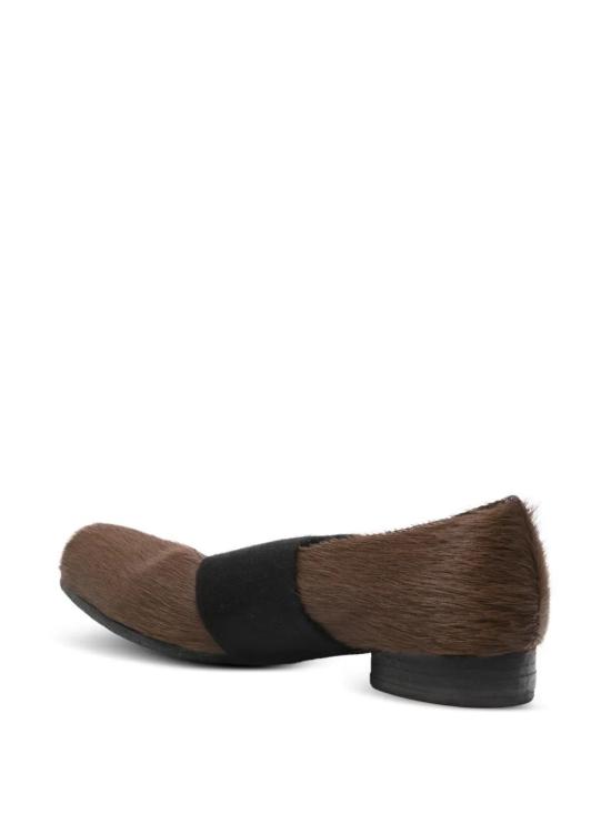 25FW 우마 왕 플랫 슈즈 US9028 UW430 DARK OLIVE - UMA WANG