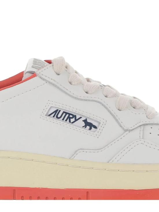 25FW 오트리 메달리스트 로우 스니커즈 AULWMK02 WHT RED - AUTRY