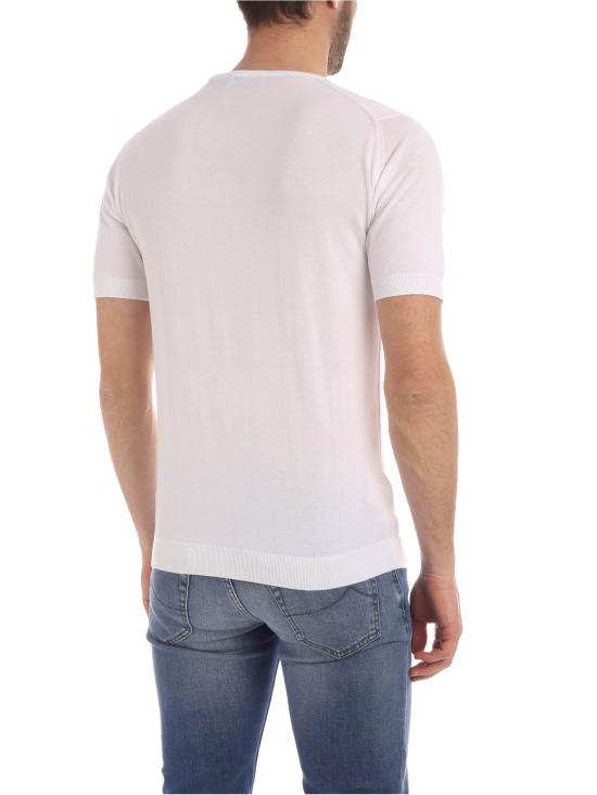 25FW 존스메들리 반팔 티셔츠 BELDEN WHITE - JOHN SMEDLEY