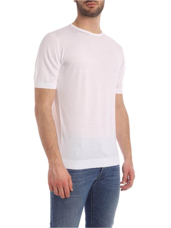 25FW 존스메들리 반팔 티셔츠 BELDEN WHITE - JOHN SMEDLEY