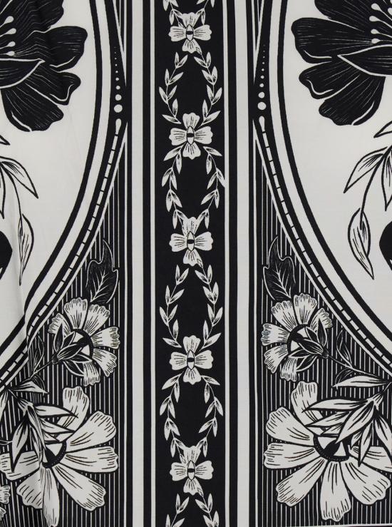 25SS 팜 리오 블라우스 32912925044 White black - FARM RIO