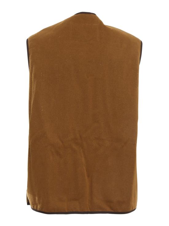 25FW 바버 웜 파일 웨이스트코트 집 인 라이너  MLI0004 MLI1 BR31 BROWN - BARBOUR