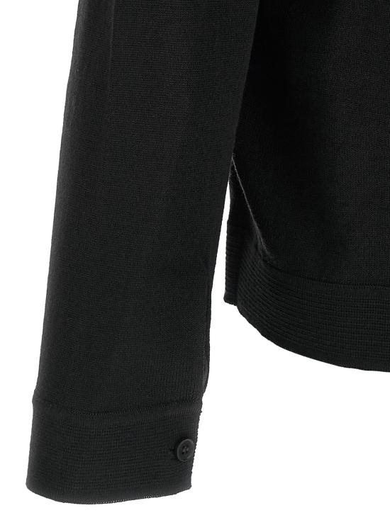 25FW 로베르토 콜리나 가디건 253M01005M0109 Black - ROBERTO COLLINA