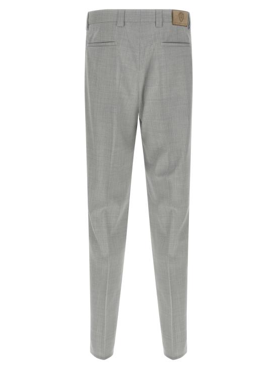 26SS 브루넬로 쿠치넬리 버진 울 다이내믹 캔버스 팬츠 MH2443030FC9100 Gray - BRUNELLO CUCINELLI