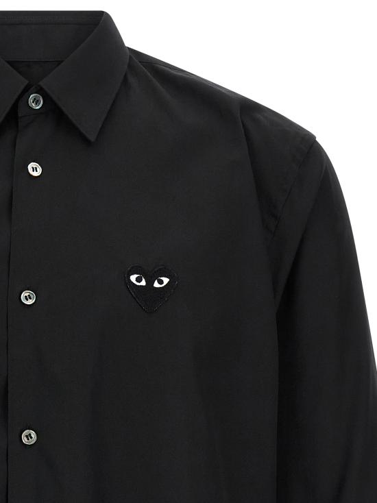 25FW 꼼데가르송 긴팔 셔츠 AXB0041 Black - COMME DES GARCONS