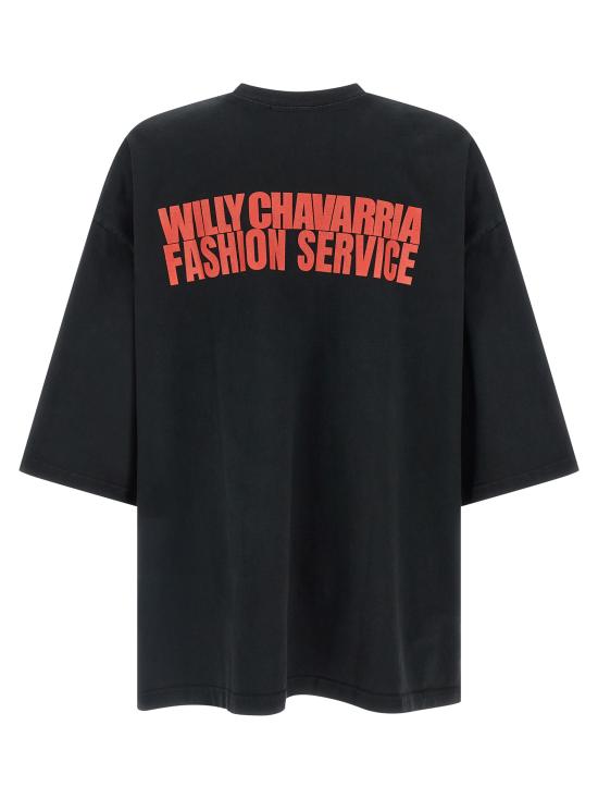 25FW 윌리 차바리아 탑 WCJSY0143001 Black - WILLY CHAVARRIA