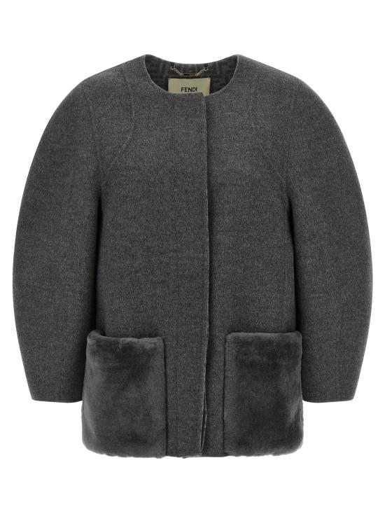 25FW 펜디 자켓 FJ7647A5HDF1M2T Gray