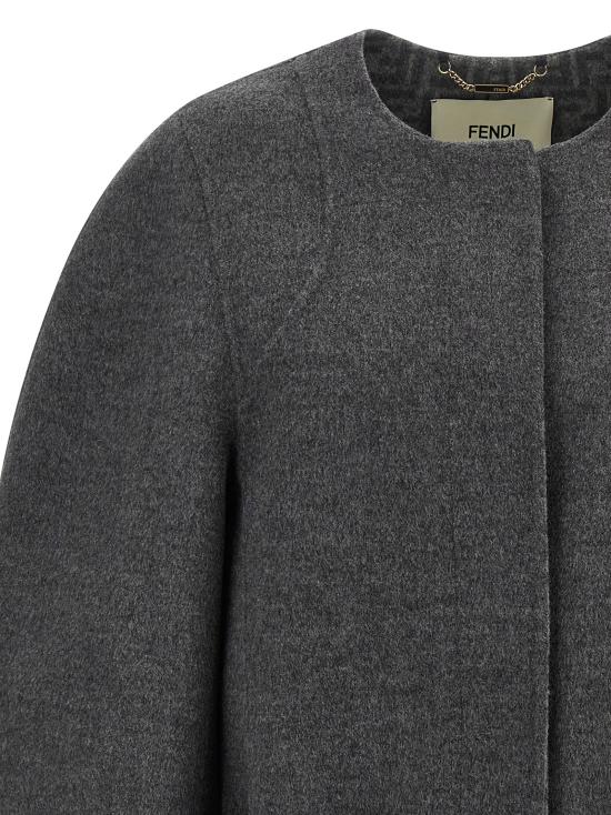 25FW 펜디 자켓 FJ7647A5HDF1M2T Gray - FENDI