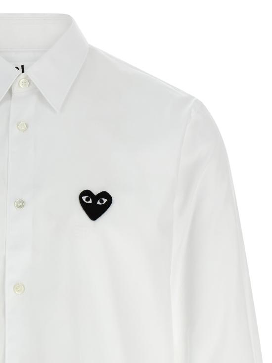 25FW 꼼데가르송 긴팔 셔츠 AXB0042 White - COMME DES GARCONS