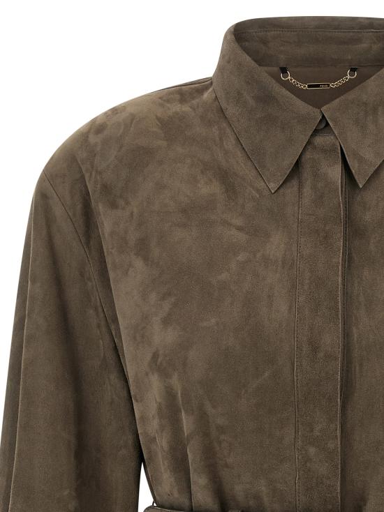 25FW 펜디 블라우스 FPT668AVRGF1T6F Gray - FENDI