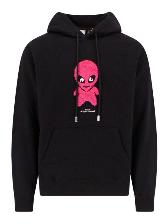  지씨디에스 후드 티셔츠 SS23M10018002 Black