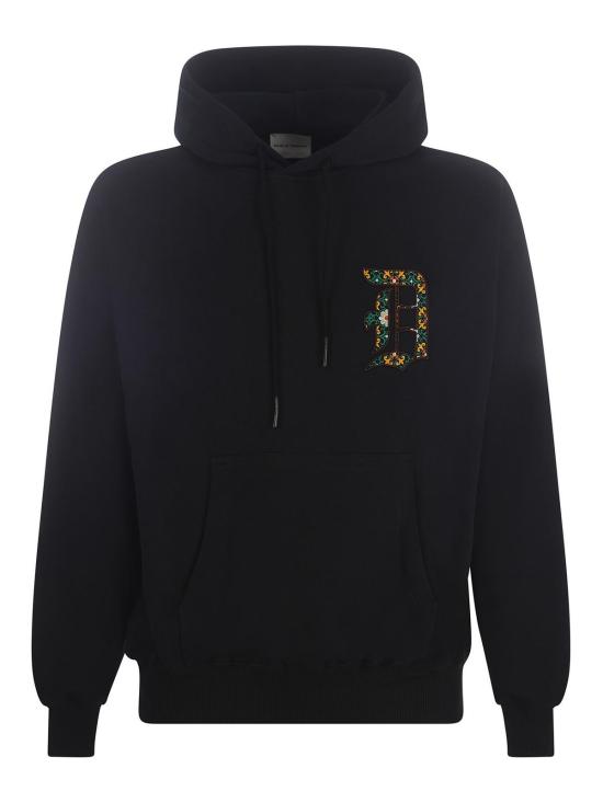  드롤드무슈 후드 티셔츠 HO125CO001BLACK Black