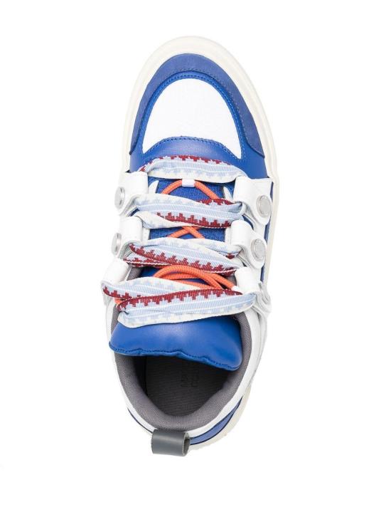  마르셀로 불론 스니커즈 CMIA097S23LEA0014501 Blue - MARCELO BURLON