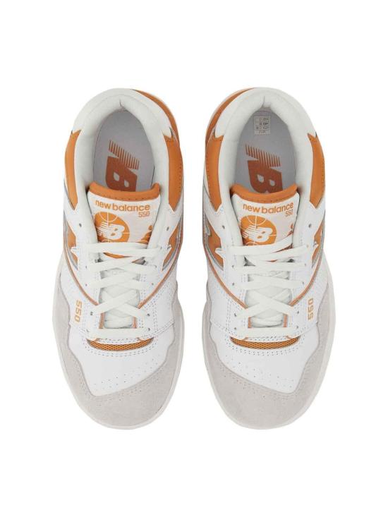  뉴발란스 스니커즈 BB550LSCWHITEORANGE - NEW BALANCE