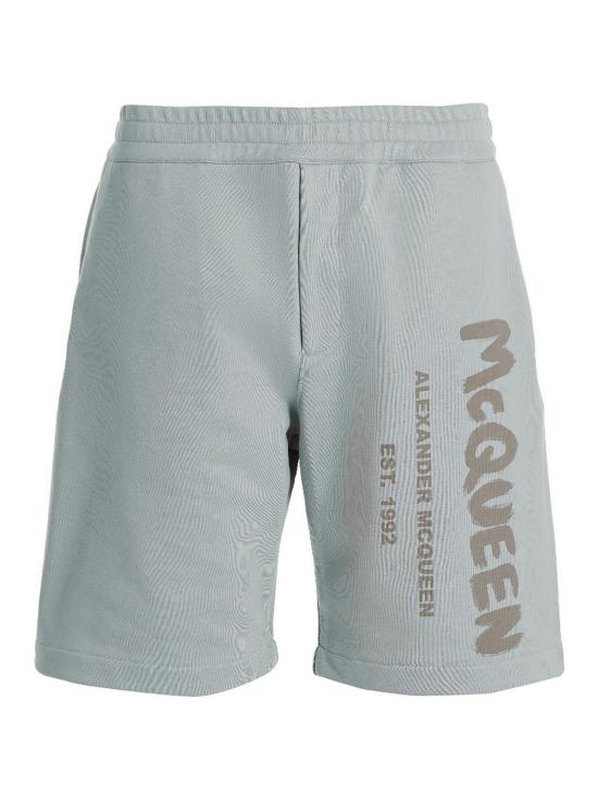  알렉산더 맥퀸 숏팬츠 688717QUZ810912 Light Blue