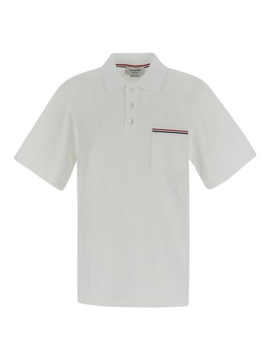  톰브라운 반팔 티셔츠 MJP171AJ0029100 White