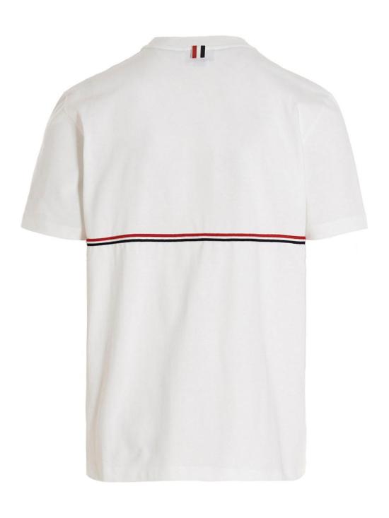  톰브라운 반팔 티셔츠 MJS221AJ0058100 White - THOM BROWNE