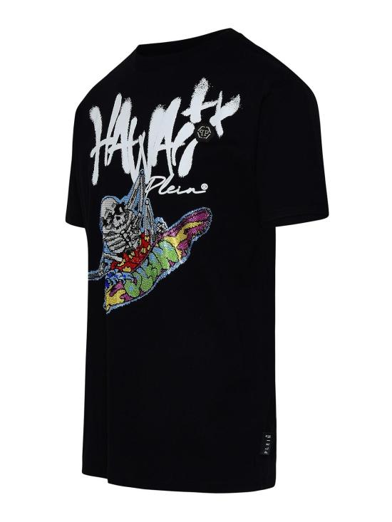  필립 플레인 반팔 티셔츠 SACCMTK6115PJY002N02 Black - PHILIPP PLEIN