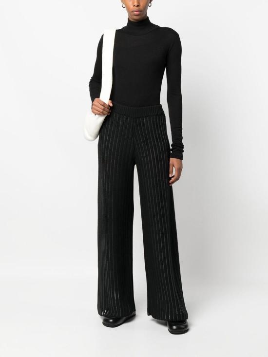  파비아나 필리피 스트레이트 팬츠 PADC01W082E007VR2 Black - FABIANA FILIPPI