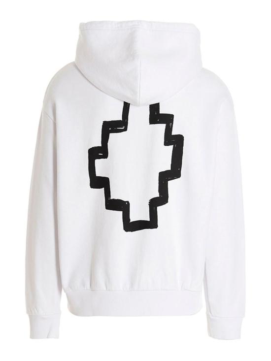  마르셀로 불론 후드 티셔츠 CMBB040C99FLE0010110 White - MARCELO BURLON