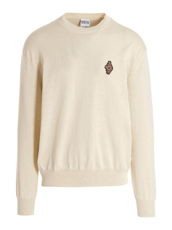  마르셀로 불론 긴팔 티셔츠 CMHE034S23KNI0010425 White