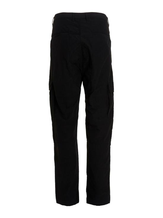  마르셀로 불론 스트레이트 팬츠 CMCF014S23FAB0011001 Black - MARCELO BURLON