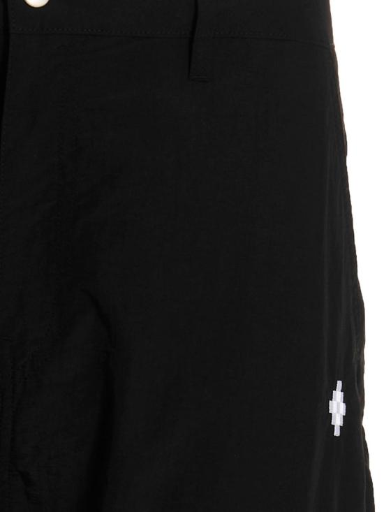  마르셀로 불론 스트레이트 팬츠 CMCF014S23FAB0011001 Black - MARCELO BURLON