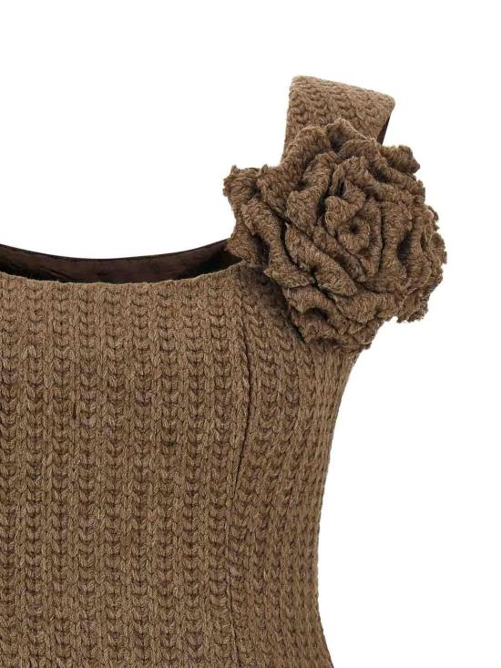  쥬세페 디 모라비토 미디 스커트 05FWDR479F0530330 Brown - GIUSEPPE DI MORABITO