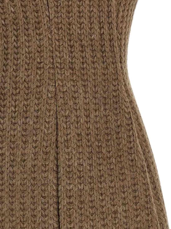  쥬세페 디 모라비토 미디 스커트 05FWDR479F0530330 Brown - GIUSEPPE DI MORABITO