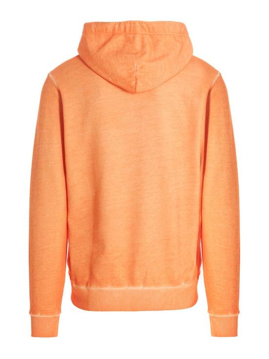  마르셀로 불론 후드 티셔츠 CMBB007S23FLE0042025 Orange - MARCELO BURLON