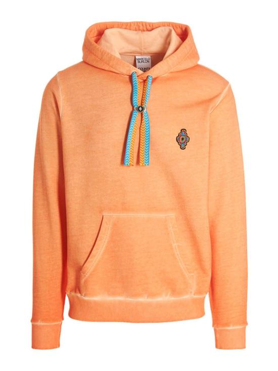  마르셀로 불론 후드 티셔츠 CMBB007S23FLE0042025 Orange