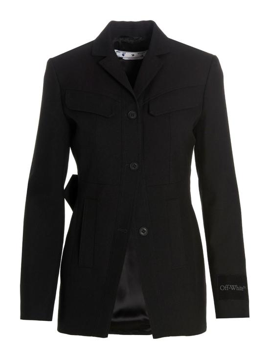  오프화이트 수트 자켓 OWEF101S23FAB0011000 Black