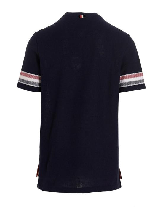  톰브라운 반팔 티셔츠 MJS204AJ0046415 Blue - THOM BROWNE