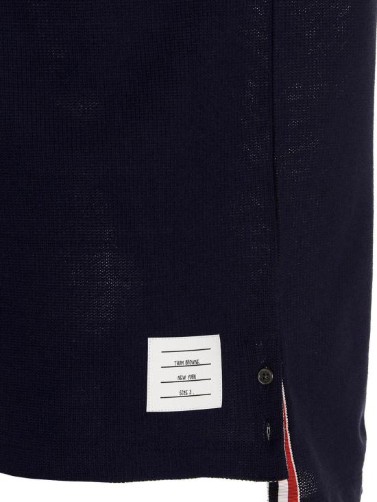  톰브라운 반팔 티셔츠 MJS204AJ0046415 Blue - THOM BROWNE