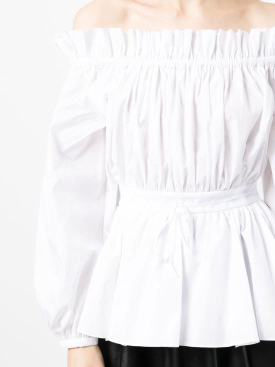  알렉산더 맥퀸 블라우스 733823QAAAD9000 White - ALEXANDER MCQUEEN