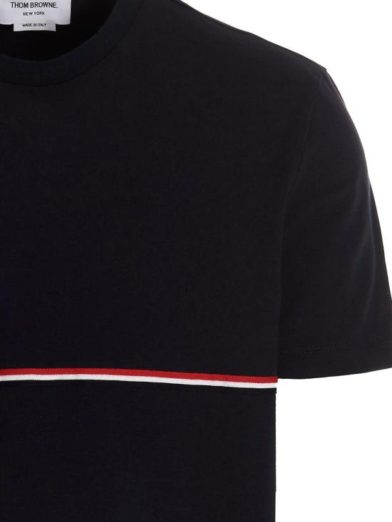  톰브라운 반팔 티셔츠 MJS221AJ0058415 Blue - THOM BROWNE