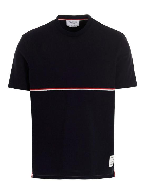  톰브라운 반팔 티셔츠 MJS221AJ0058415 Blue