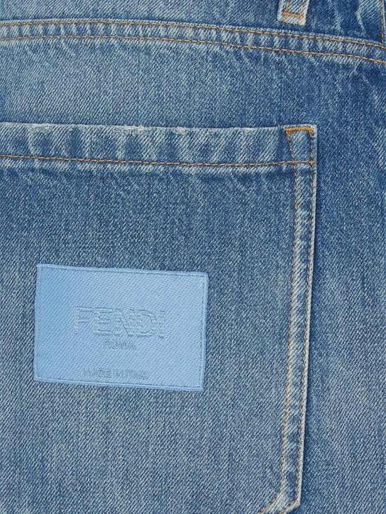  펜디 데님 숏팬츠 FLP307AN4WF0QG0 Dark Blue - FENDI