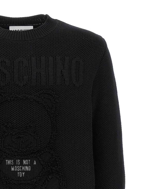 24FW 모스키노 스웨터 092620030555 Black - MOSCHINO