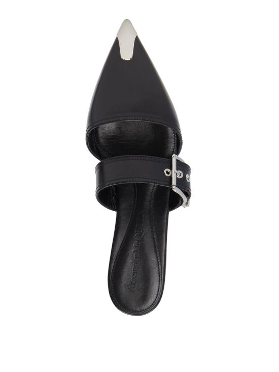  알렉산더 맥퀸 뮬/슬리퍼 733188WHSWD1081 Black - ALEXANDER MCQUEEN