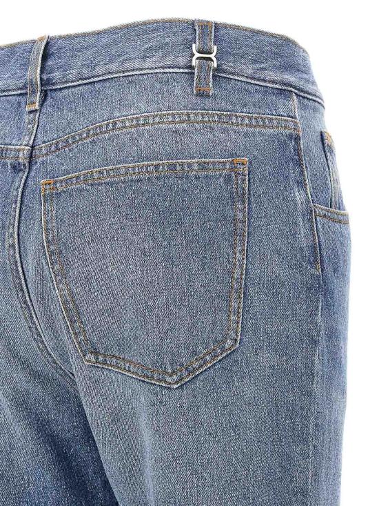  끌로에 스트레이트 팬츠 CHC24SDP01157470 Light Blue - CHLOE