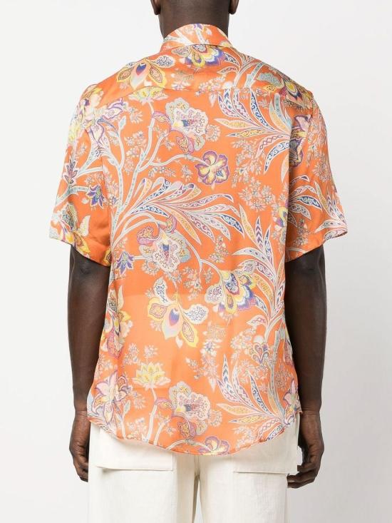  에트로 반팔 셔츠 1K91647720750 Orange - ETRO