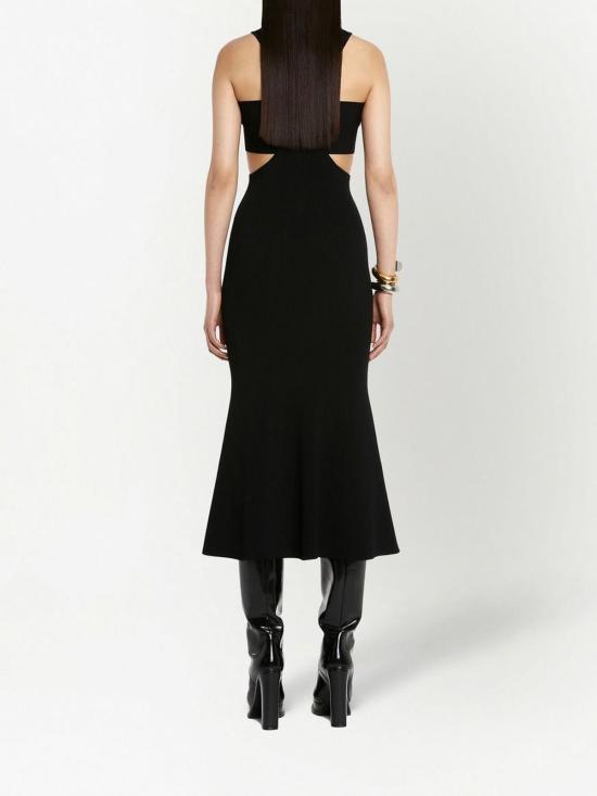  알렉산더 맥퀸 미디 스커트 734602Q1A471000 Black - ALEXANDER MCQUEEN